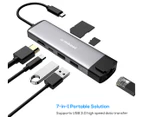 mbeat Elite X7 7-in-1 Multifunction USB-C Hub