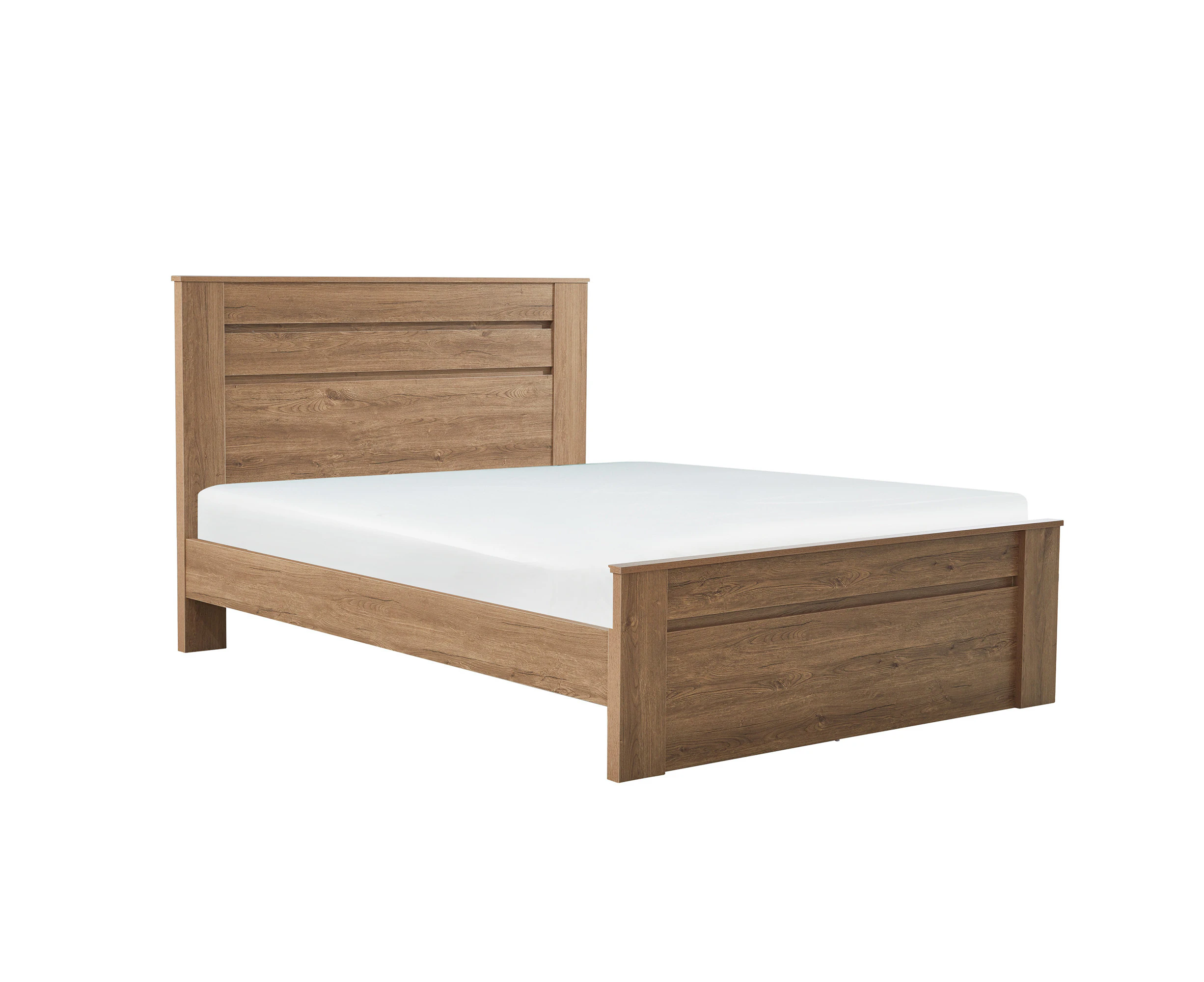 Jason Queen Bed Frame- Dark oak