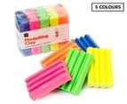 Educational Colours 5-Piece Fluoro Fun Clay 250g 1
