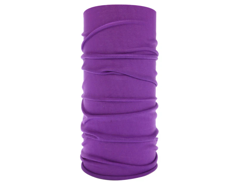 Purple Primary Colour Face Tubess Gaiters Fishing     Headwear Bandana   Neck Gaiter