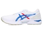 ASICS Men's GEL-Nimbus 22 Running Shoes - White/Electric Blue 4