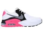 Nike Women's Air Max Excee Sneakers - White/Grey/Black/Hyper Pink 360º
