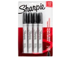 Sharpie Metal Bullet Permanent Markers 4-Pack - Black