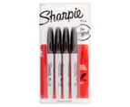 Sharpie Fine Point Permanent Markers 4-Pack - Black