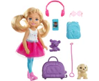 Barbie Chelsea Doll and Travel Set with Puppy