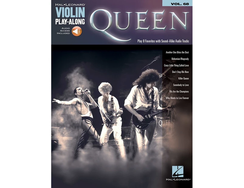 Queen Violin Playalong V68 Book/Online Audio (Softcover Book/Online Audio)