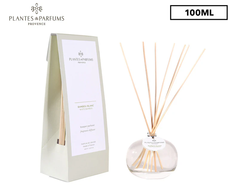 Plantes & Parfums Fragrance Reed Diffuser 100mL - White Bamboo