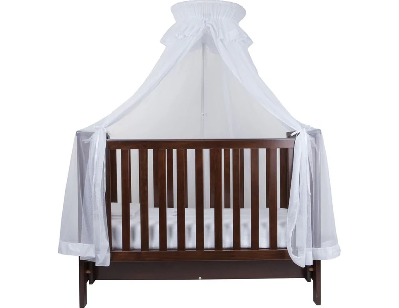 Infa Secure Cot Halo Net & Stand - White