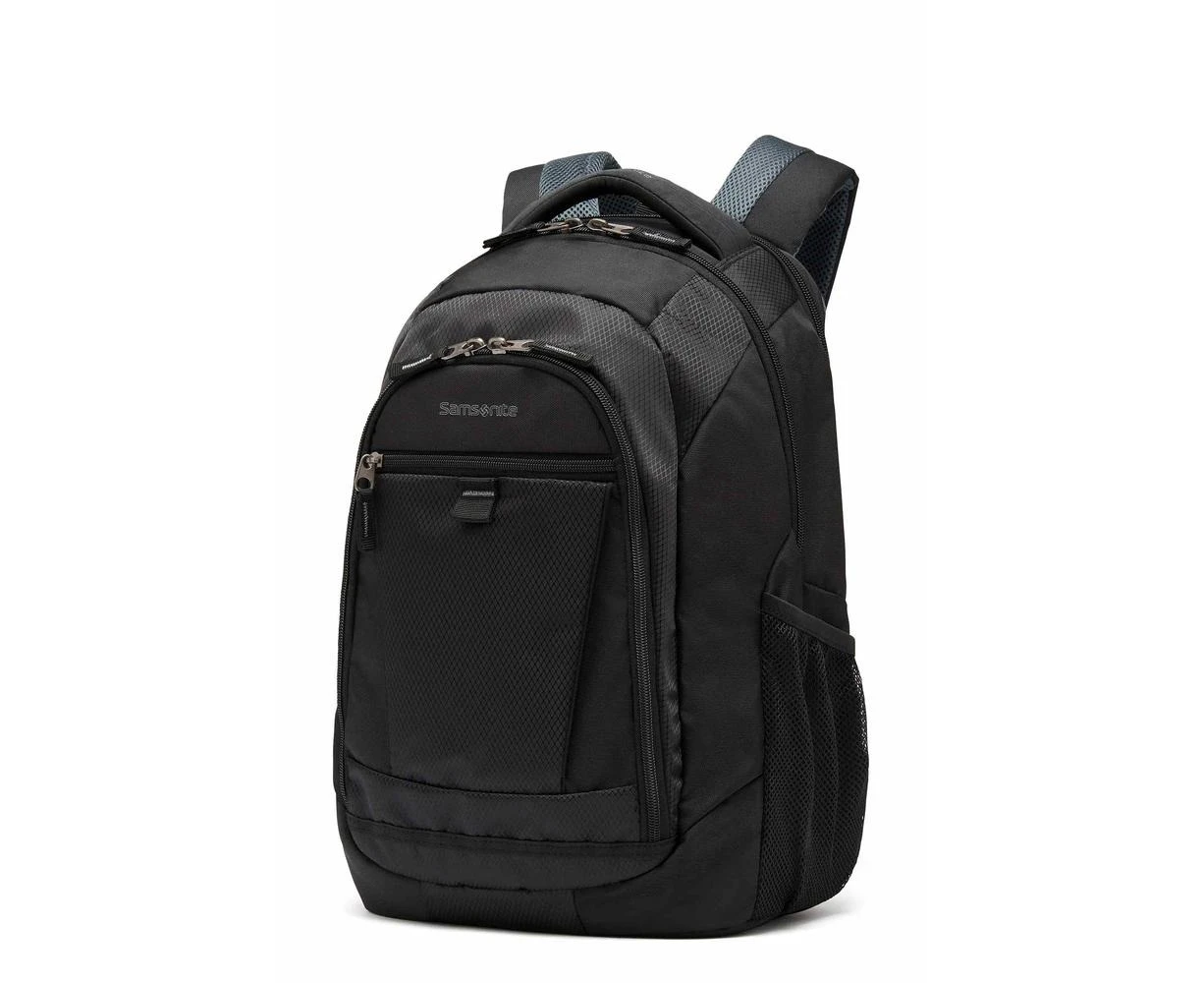 Samsonite TECTONIC Carrying Case (Backpack) for 39.6 cm (15.6") Notebook - Black - Shock Resistant - Polyester Body - Shoulder Strap, Handle - 455 mm