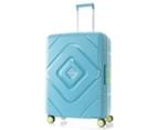 American Tourister 66cm Medium Trigard Hardcase Luggage / Suitcase - Scuba Blue 1