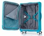 American Tourister 81cm Large Curio Expandable Softside Luggage / Suitcase - Turquoise