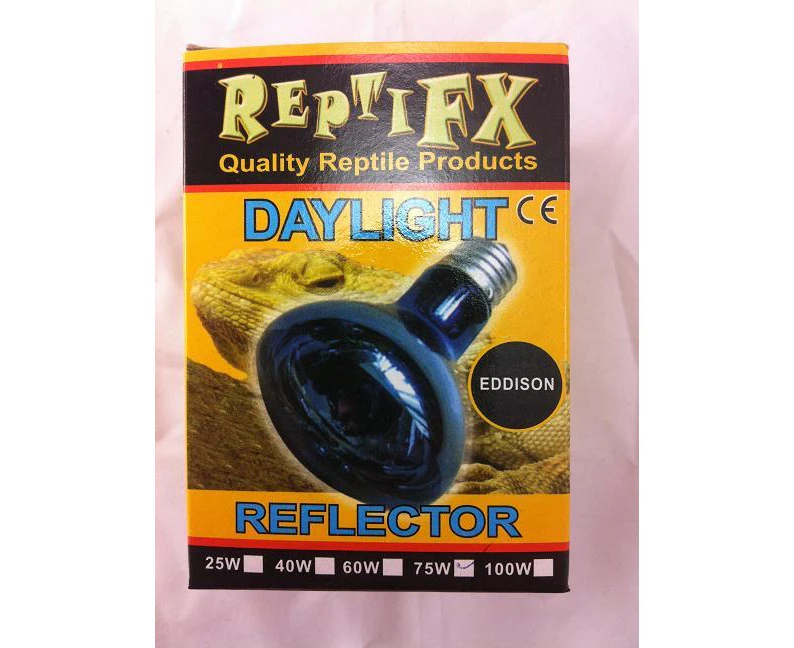 Reptile 75 Watt Daylight Reflector Bulb - Eddison Fitting (ReptiFX)