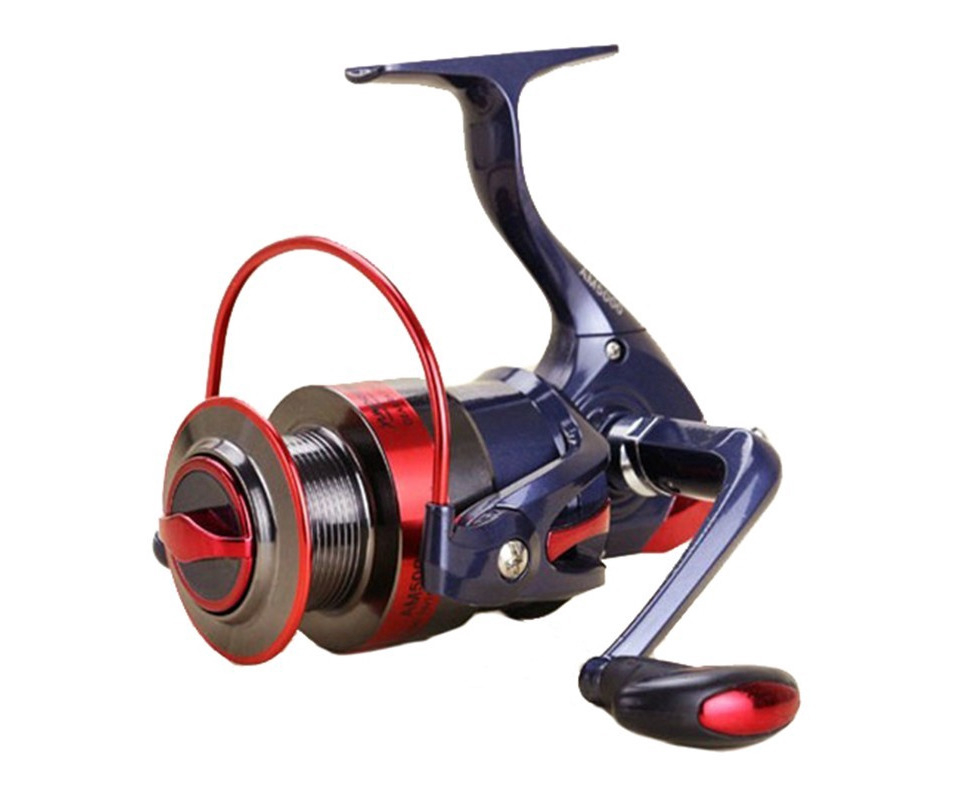 Spinning Fishing Reel Rear Drag Plastic Spool 12 Ball Bearing G-ratio  5.5:1/ 5.2:1