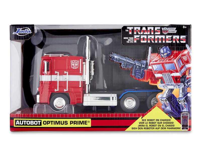 Transformers Autobot Optimus Prime G1 1:24 Scale Diecast Metal Toy