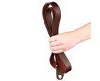Top Quality Handmade Genuine Leather Dog Leash Lead 130cmx2.5cm