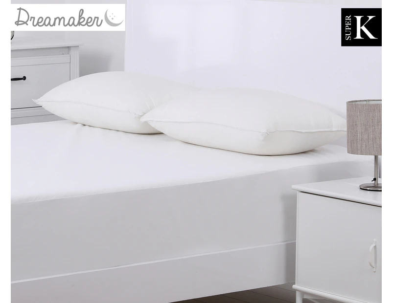Dreamaker Stain Resistant Super King Bed Mattress Protector