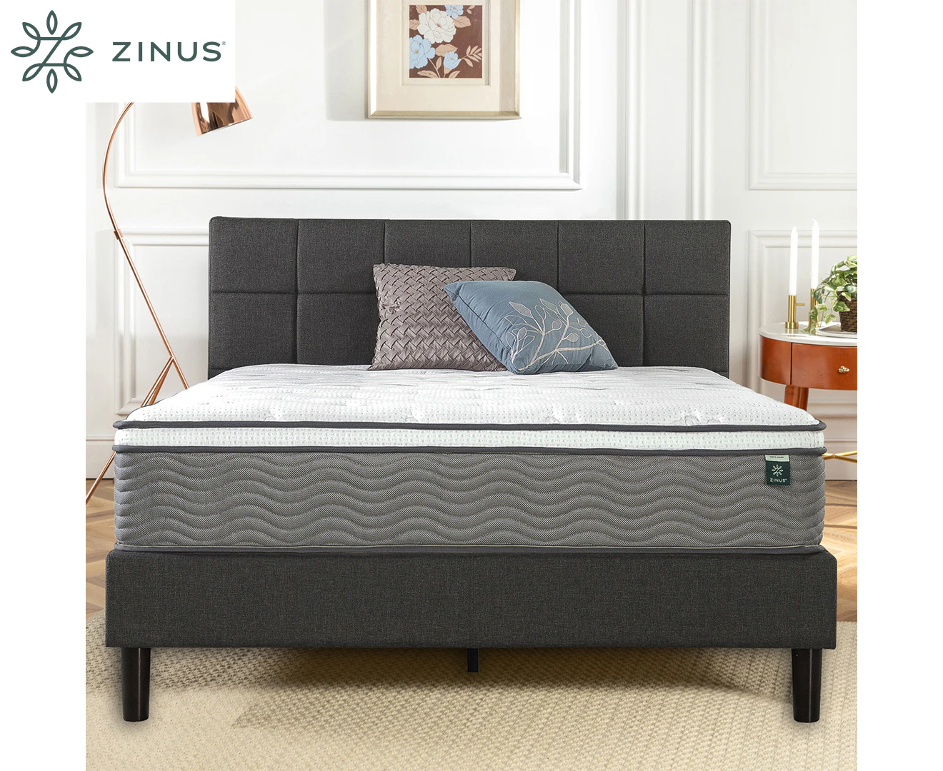 Zinus Comfort Pocket Spring Mattress w/ Memory Foam