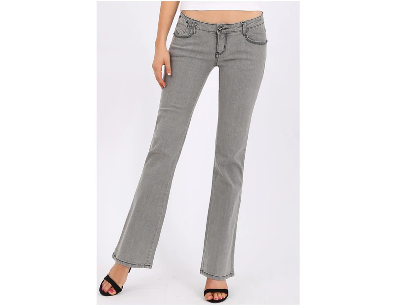 LOVE L.A. Noelle Women Jeans - Grey