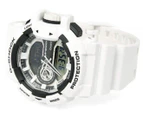 Casio G-Shock Men's 52mm GA400-7A Duo Chronograph Resin Watch - White/Black