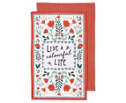 Ladelle 45x70cm Villa Colourful Life Kitchen Towel 2-Pack - Randomly Selected