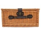 West Avenue 2-Person Vintage Insulated Picnic Basket w/ Blanket 5