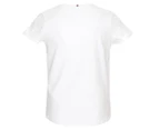Tommy Hilfiger Youth Girls' Short Sleeve Tee / T-Shirt / Tshirt - Bright White