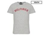 Tommy Hilfiger Youth Boys' Essential Graphic Tee / T-Shirt / Tshirt - Grey Heather