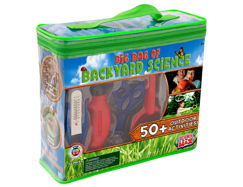 Science To The Max 32-Piece Big Bag Of Backyard Science Activity Set