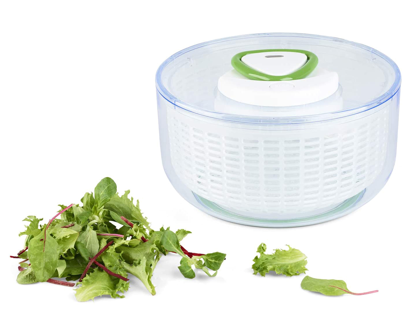 Zyliss Large White Easy Spin Salad Spinner 26cm