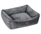 Paws & Claws 60x14cm Small Moscow Walled Bed - Grey