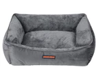 Paws & Claws 60x14cm Small Moscow Walled Bed - Grey