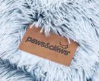 Paws & Claws Large Calming Plush Mattress - Blue