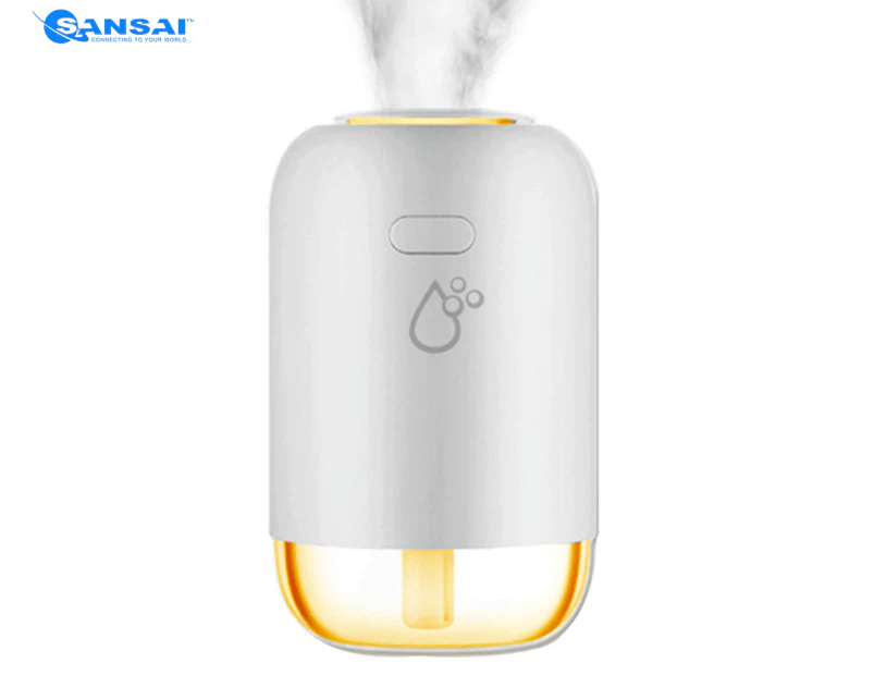 Sansai Portable Humidifier w/ Aromatherapy Diffuser & LED Lamp