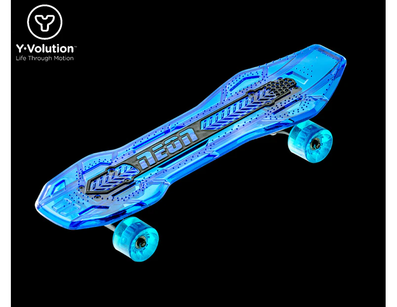 Y-Volution Neon Cruzer Skateboard - Blue