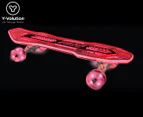 Y-Volution Neon Cruzer Skateboard - Red