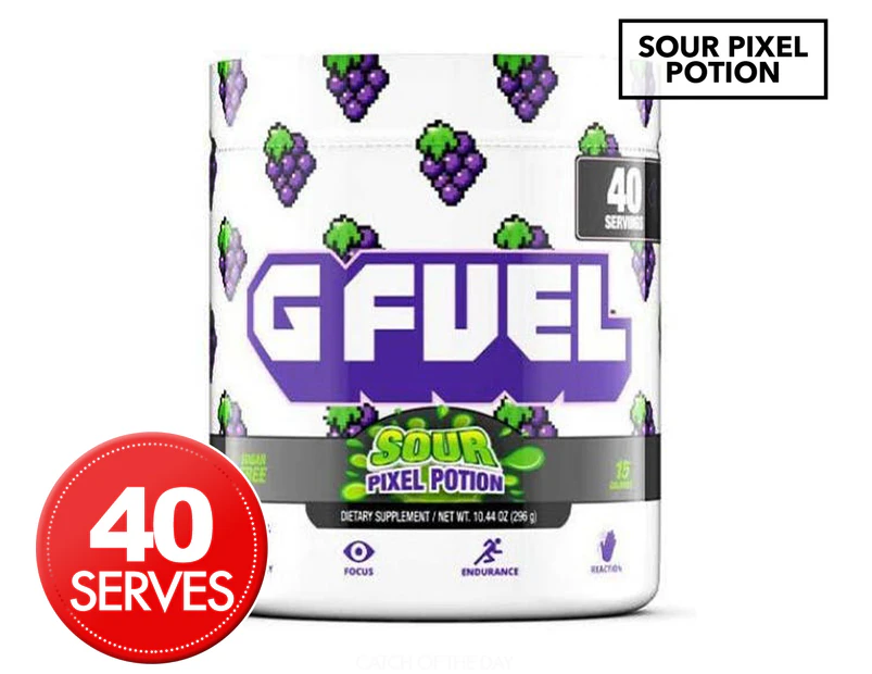 G Fuel Energy & Endurance Formula Sour Pixel Potion 296g / 40 Serves