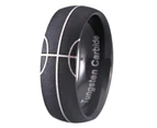 Tungsten Two Tone Basketball Ring