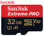 SanDisk 32GB Extreme Pro MicroSDHC Class 10 Memory Card