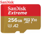 SanDisk 256GB Extreme MicroSDXC Class 10 Memory Card