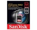 SanDisk 64GB Extreme Pro SDXC UHS-I Class 10 Memory Card 2