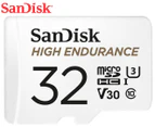 SanDisk 32GB High Endurance MircoSDXC Class 10 Memory Card