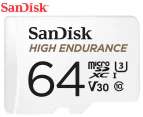 SanDisk 64GB High Endurance MircoSDXC Class 10 Memory Card