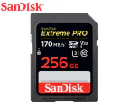 SanDisk 256GB Extreme Pro SDXC UHS-I Class 10 Memory Card