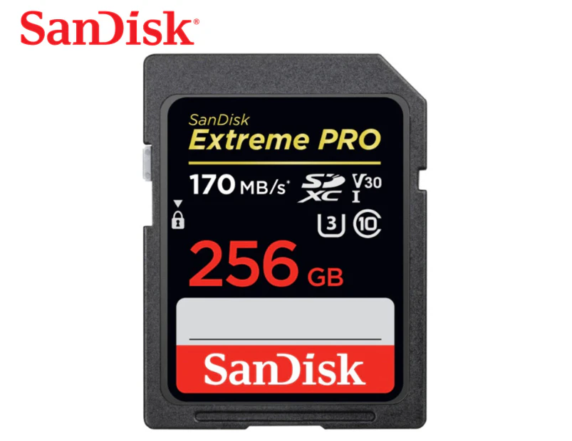 SanDisk 256GB Extreme Pro SDXC UHS-I Class 10 Memory Card