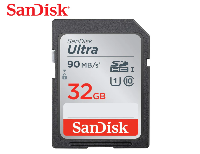 Sandisk 32GB Ultra SDHC UHS-I Class 10 Memory Card