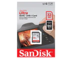 Sandisk 32GB Ultra SDHC UHS-I Class 10 Memory Card