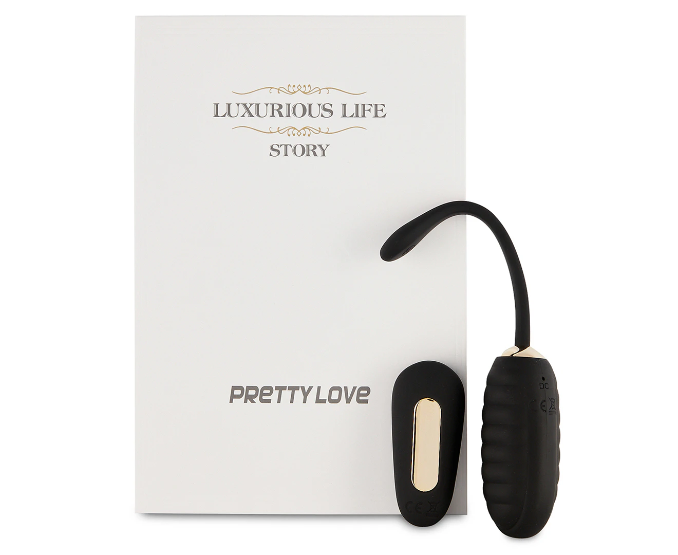 Pretty Love Doreen Remote Control Rechargeable Vibrator - Black