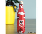 NRL 500mL St George Dragons Stainless Steel Drink Bottle - Red/White