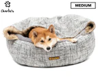 Charlie's 65x65cm Faux Fur Round Pet Bed - Medium