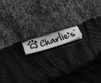 Charlie's Comfort Lounger Soft Pet Sofa Seat - Dark Grey